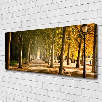 Obraz na płótnie Romantyczna Parkowa Alejka