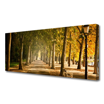 Obraz na płótnie Romantyczna Parkowa Alejka