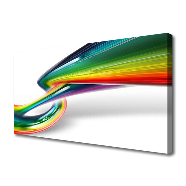 Obraz na płótnie Tęczowa Ekspresja Artystyczna