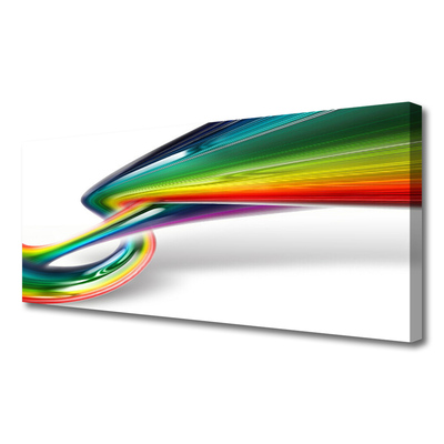 Obraz na płótnie Tęczowa Ekspresja Artystyczna