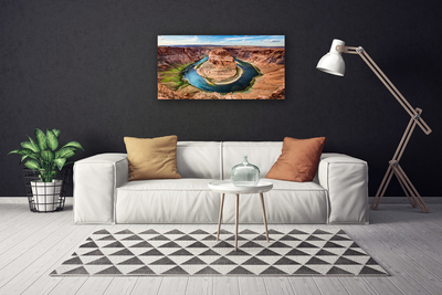 Fotoobraz na płótnie Czerwone Skały Kanionu