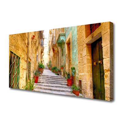 Obraz na płótnie Malownicza Uliczka Starego Miasta