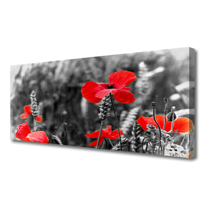 Obraz na płótnie Klasyczne Czerwone Maki