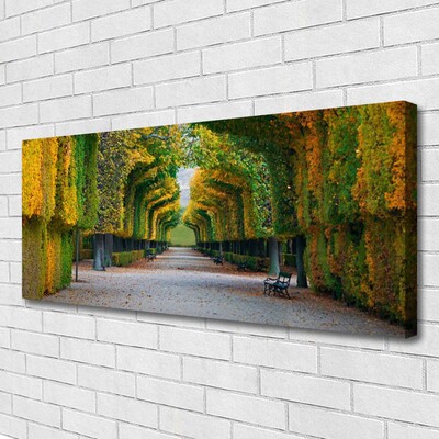 Obraz na płótnie Jesienny Ogród w Parku