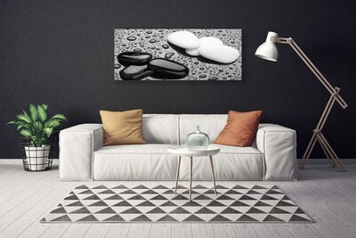 Obraz na płótnie Deszcz na Gładkich Kamieniach