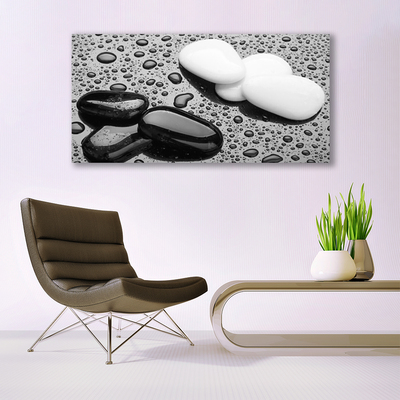 Obraz na płótnie Deszcz na Gładkich Kamieniach