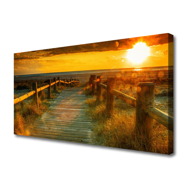 Fotoobraz na płótnie Sylwetka Miasta o Zmierzchu