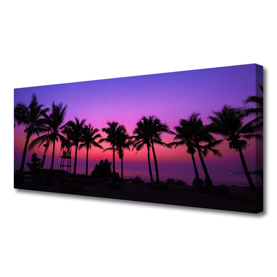 Fotoobraz na płótnie Palmy w Tropikalnym Słońcu