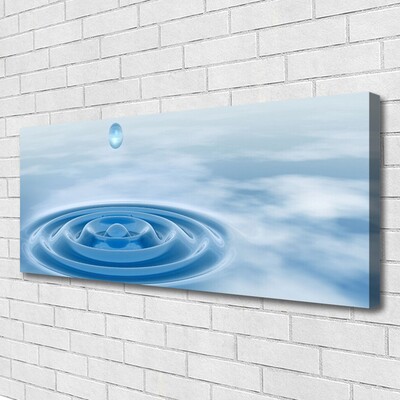 Obraz na płótnie Abstrakcyjna Głębia Błękitu