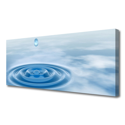 Obraz na płótnie Abstrakcyjna Głębia Błękitu