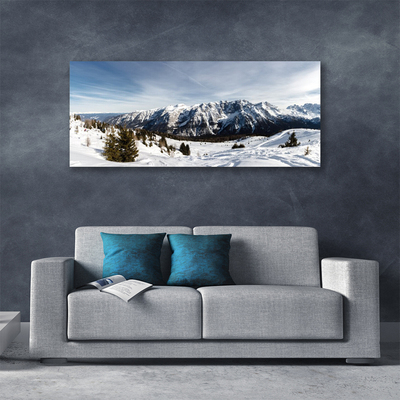 Obraz canvas na ścianę Monumentalne Pasmo Górskie