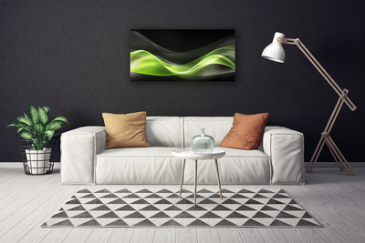 Obraz drukowany na płótnie Interakcja Barw i Kształtów