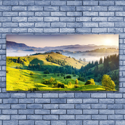 Obraz na płótnie Poranna Mgła nad Polami