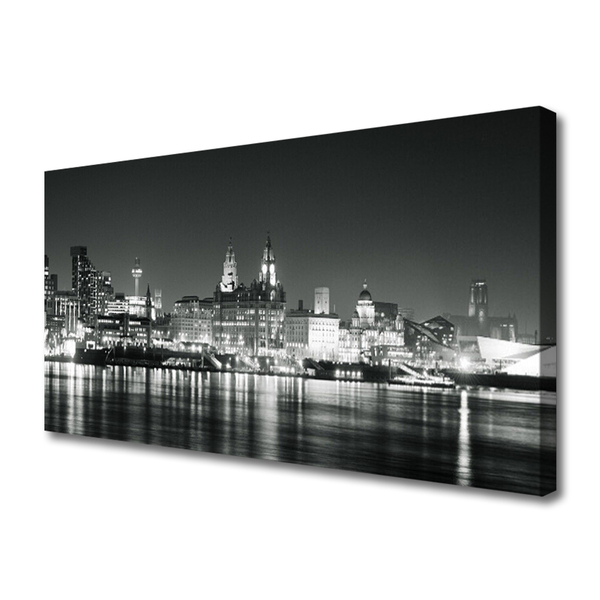 Obraz na płótnie Architektura Portowego Miasta