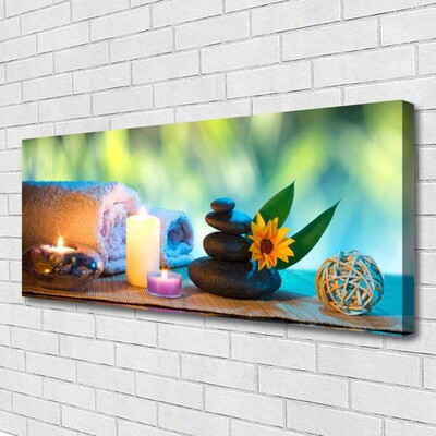 Obraz na płótnie Atmosfera Domowego Spa
