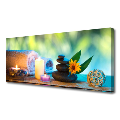 Obraz na płótnie Atmosfera Domowego Spa