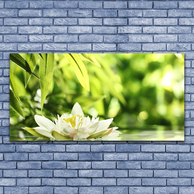 Obraz na płótnie Duet Kwiatu i Liści