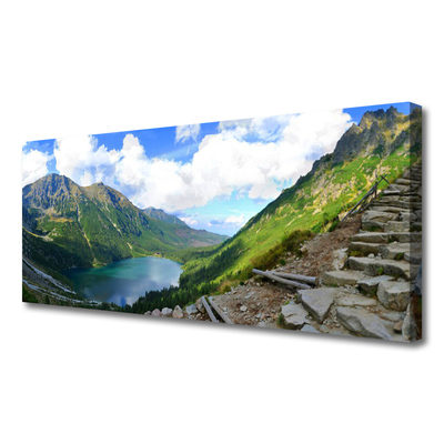 Fotoobraz na płótnie Potęga Górskich Szczytów