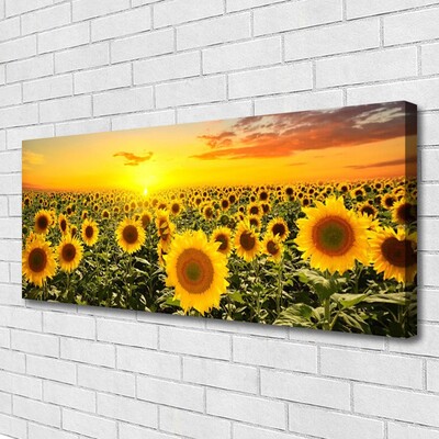 Obraz na płótnie Radosne Pole Słoneczników