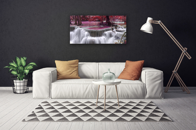 Obraz na płótnie Wodospad w Ukrytym Lesie