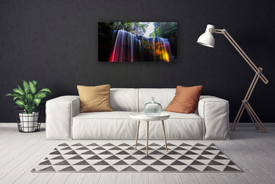 Obraz na płótnie Dziki Wodospad Górski