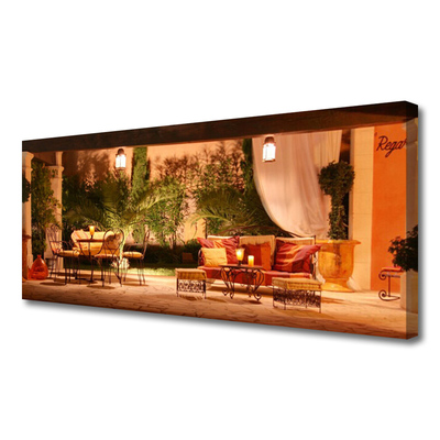 Zdjęcie na płótnie Malownicza Restauracja Miejska