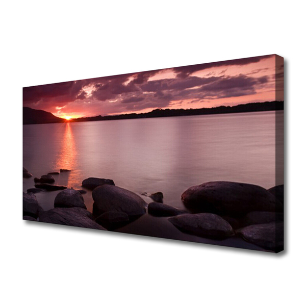 Obraz na płótnie Kamienny Brzeg Oceanu