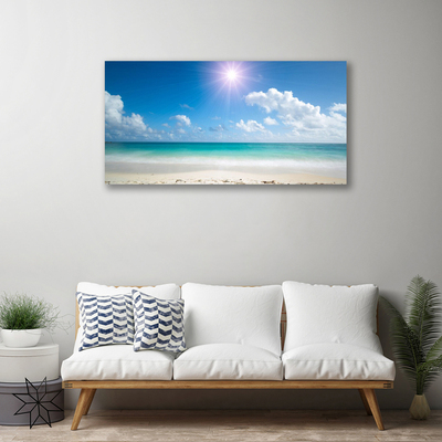 Obraz na Płótnie Morze Plaża Słońce Krajobraz