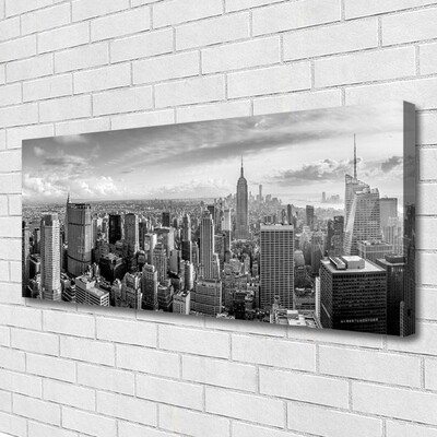 Obraz canvas na ścianę Rytm Miejskich Kamienic