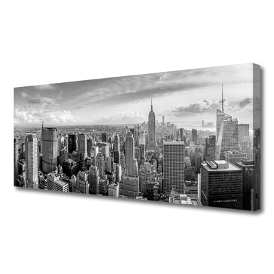 Obraz canvas na ścianę Rytm Miejskich Kamienic