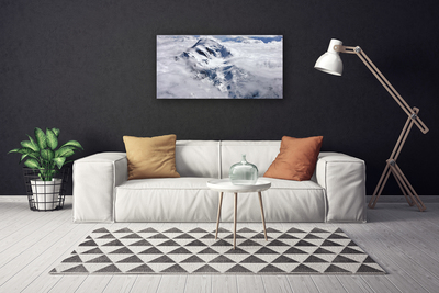 Obraz canvas na ścianę Mglisty Poranek w Górach