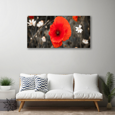 Obraz drukowany na płótnie Harmonijna Roślinność Kwiatowa