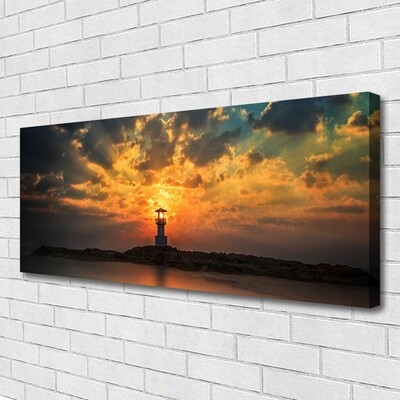 Obraz na płótnie Latarnia na Skalistym Brzegu