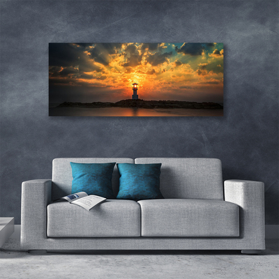 Obraz na płótnie Latarnia na Skalistym Brzegu