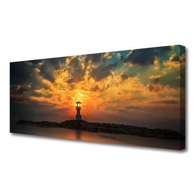 Obraz na płótnie Latarnia na Skalistym Brzegu
