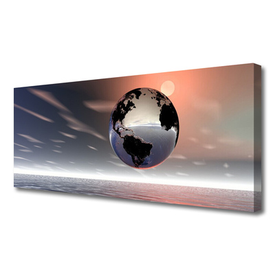 Obraz canvas na ścianę Artystyczna Wizja Planety Ziemia