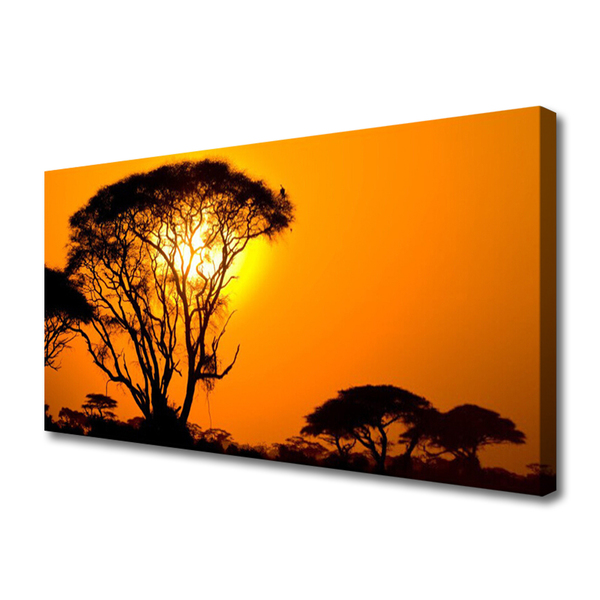 Zdjęcie na płótnie Słońce Przebijające przez Liście