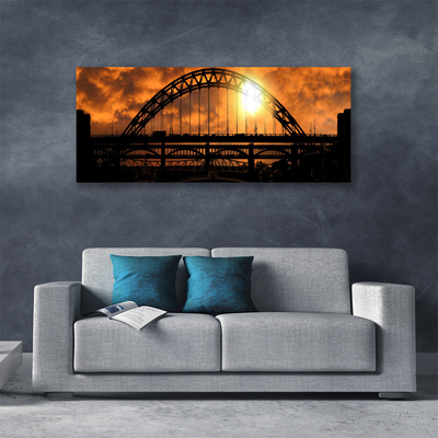 Fotoobraz na płótnie Monumentalna Konstrukcja Mostu