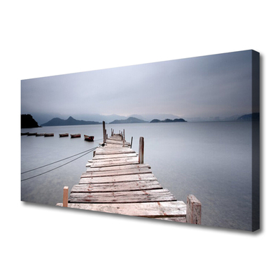 Obraz na płótnie Stalowa Konstrukcja nad Zatoką