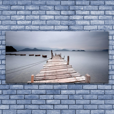 Obraz na płótnie Stalowa Konstrukcja nad Zatoką