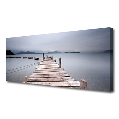 Obraz na płótnie Stalowa Konstrukcja nad Zatoką