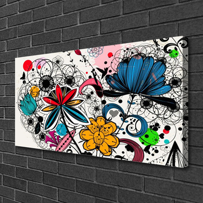 Obraz na płótnie Dynamiczna Kompozycja Kolorów