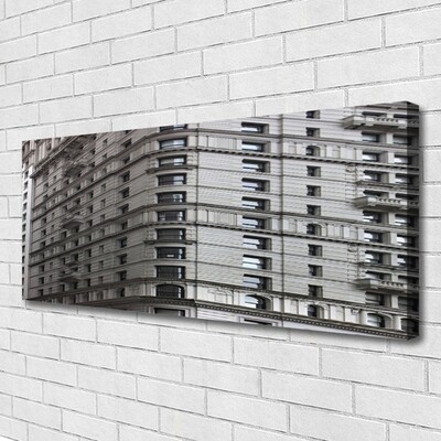 Obraz na płótnie Sylwetka Nowoczesnej Architektury