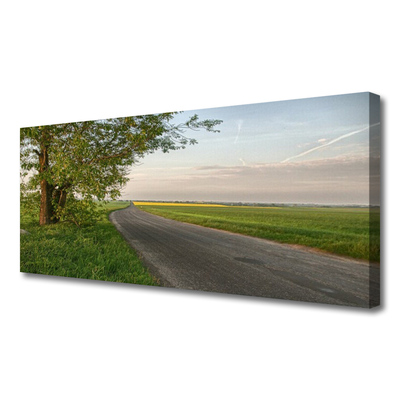 Zdjęcie na płótnie Aleja prowadząca w Nieznane