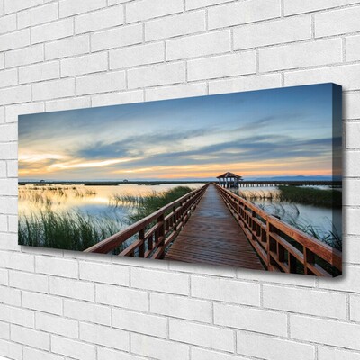 Obraz canvas na ścianę Zabytkowa Konstrukcja Mostu