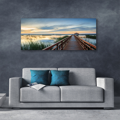 Obraz canvas na ścianę Zabytkowa Konstrukcja Mostu