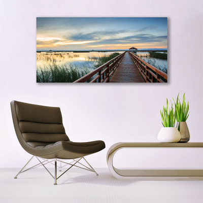 Obraz canvas na ścianę Zabytkowa Konstrukcja Mostu