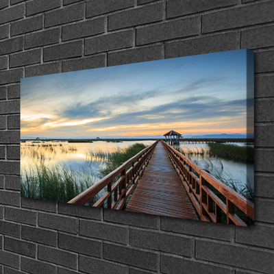 Obraz canvas na ścianę Zabytkowa Konstrukcja Mostu