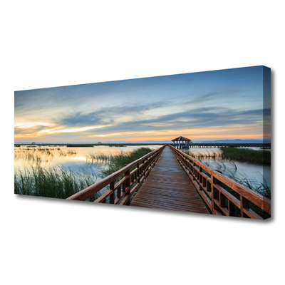 Obraz canvas na ścianę Zabytkowa Konstrukcja Mostu