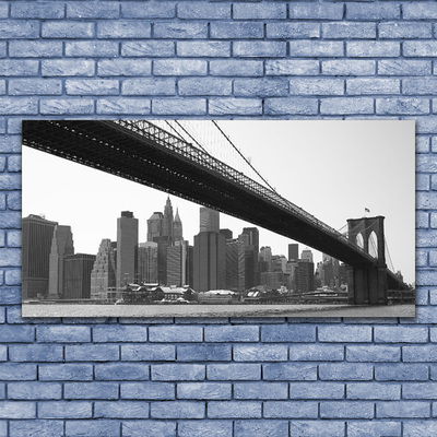 Zdjęcie na płótnie Miejski Most nad Kanałem